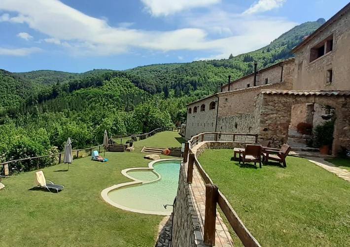 Casa rural para 2 personas, con Terraza y Jardín además de Piscina y Vistas en Parque natural del Montseny
