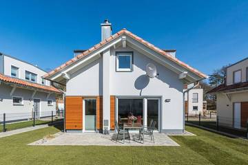 Ferienhaus für 4 Personen, mit Sauna und Garten sowie Terrasse, mit Haustier in Krakow am See