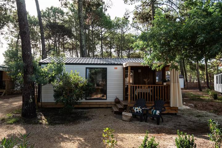 Camping pour 4 personnes, avec piscine et terrasse, animaux acceptés à Biscarrosse - 4