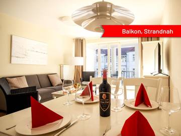 Ferienwohnung für 4 Personen, mit Balkon, kinderfreundlich in Binz