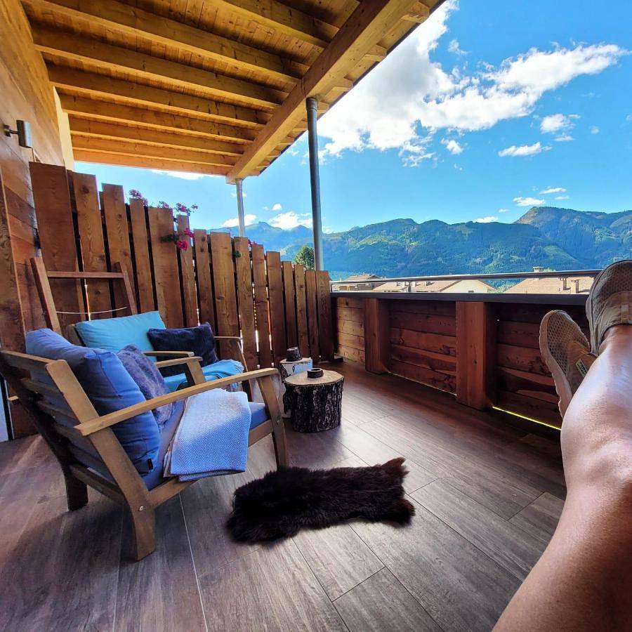 Double Room with Mountain View in Tesero, Fleimstaler Alpen