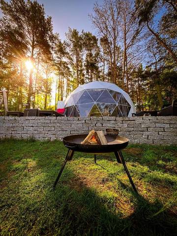 Camping für 4 Personen, mit Ausblick und Terrasse in Westpommern
