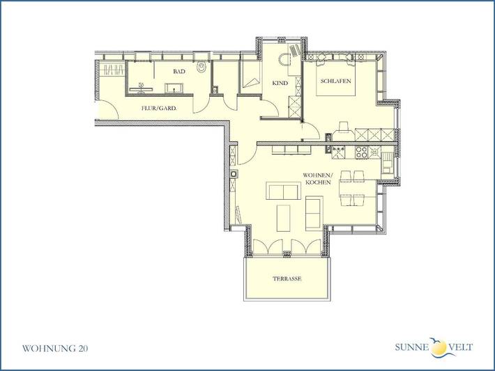 Ferienwohnung für 4 Personen, mit Balkon und Sauna in Kühlungsborn - 2
