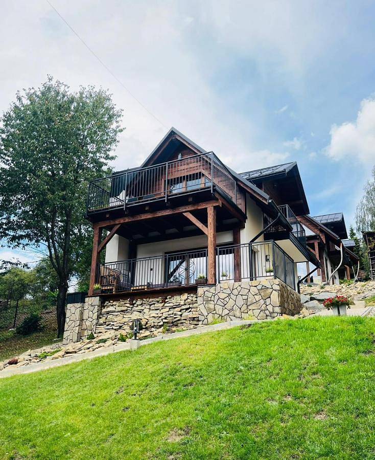 Domki Pienińskie Tarasy in Szczawnica, Karpaty (Polska)