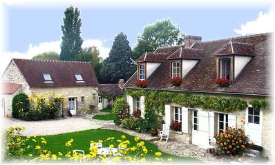 Gîte pour 3 personnes, avec terrasse et jardin dans Oise