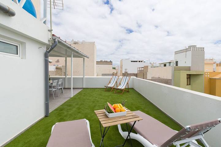 Casa rural para 2 personas, con terraza y jardín en Las Palmas de Gran Canaria