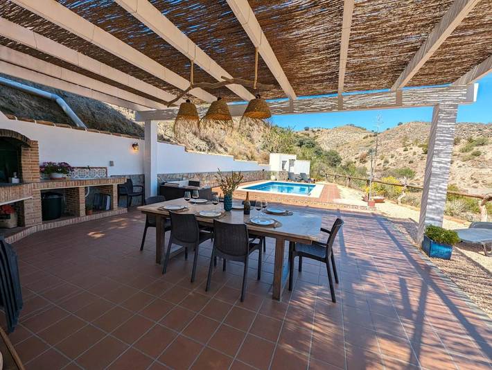 Maison de campagne pour 11 personnes, avec Terrasse et Jardin ainsi que Piscine et Vue à Albox