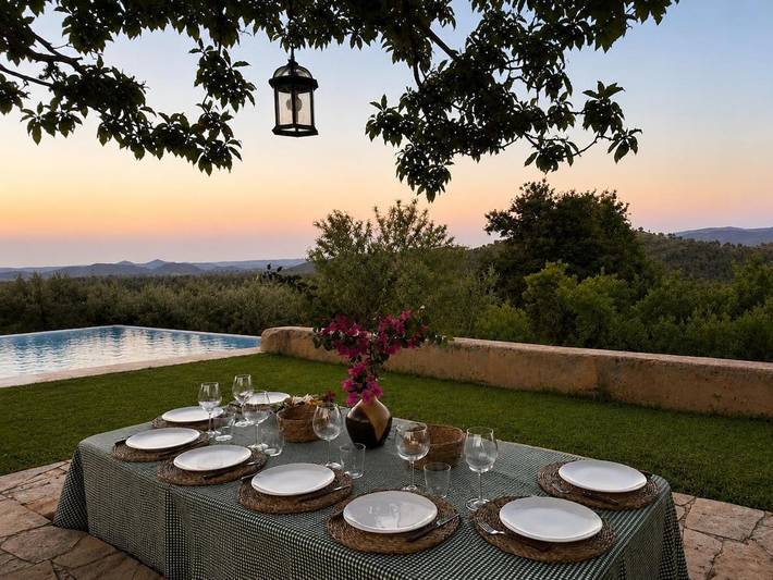 Chalet para 14 personas, con jardín además de piscina y vistas, Se admiten mascotas en Hoya de Buñol - 3