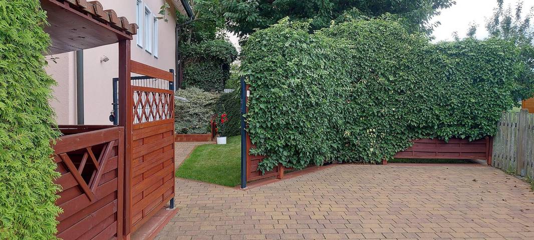 Ferienwohnung für 4 Personen, mit Balkon/Terrasse und Garten