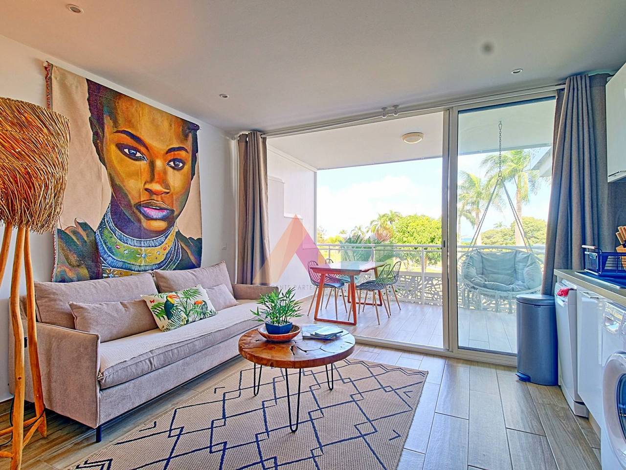 Studio entier, Studio à Anse Marcel, plage, climatisation, parking in Saint Martin