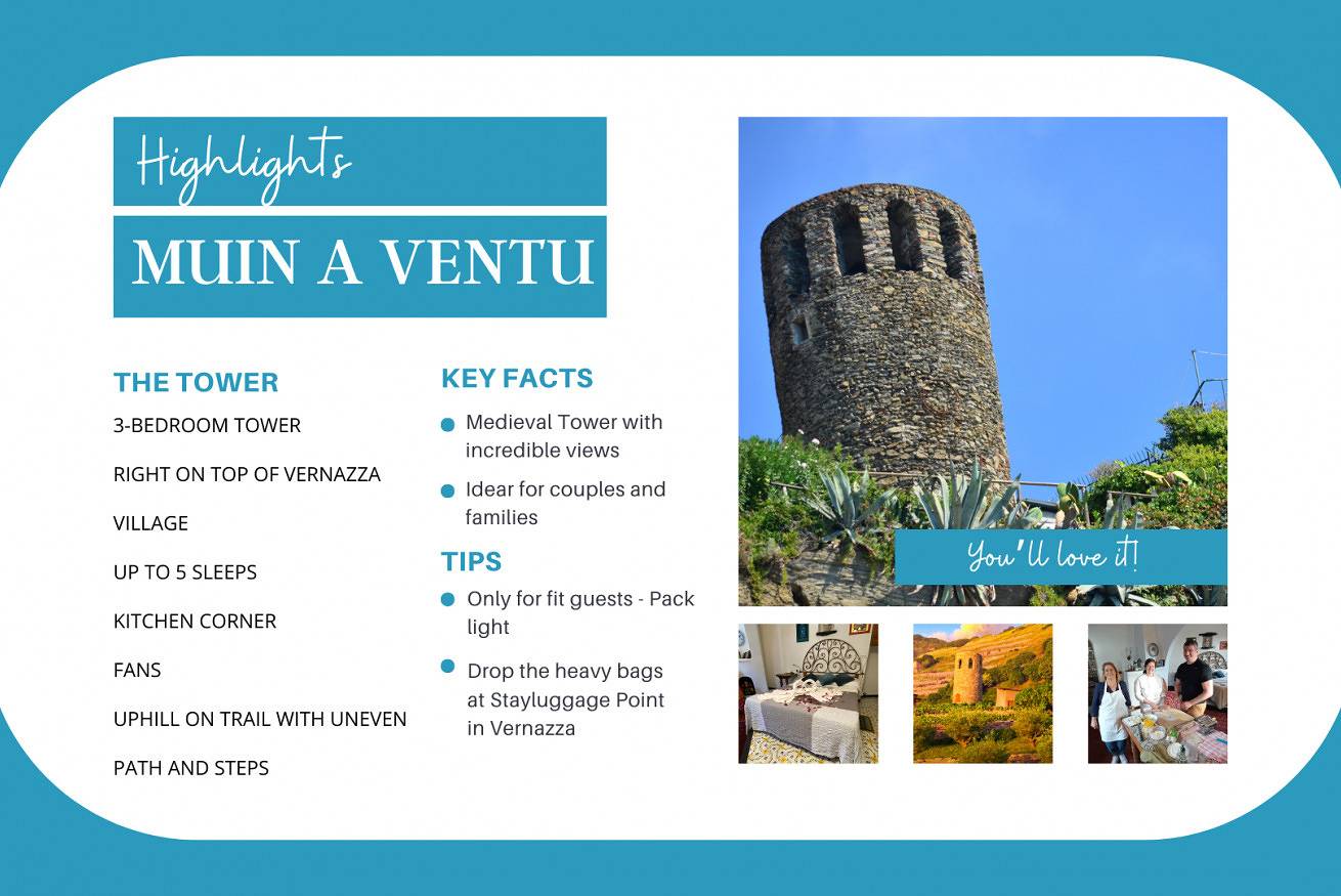 Apartamento inteiro, Muin a Ventu Historical Tower in Vernazza, Vernazza Município