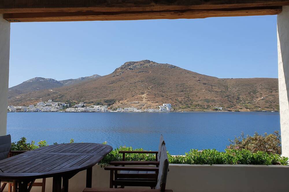 Amorgos the olive garden above the sea I in Kykladen