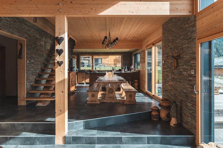 Chalet pour 12 personnes, avec terrasse et jardin