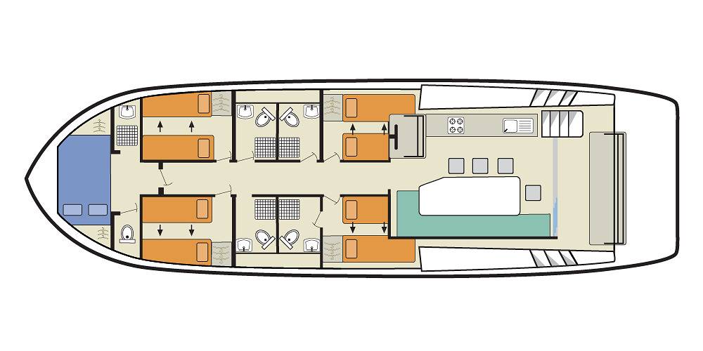 Horizon 5 – Self-drive boat in Castelnaudary in Castelnaudary, Carcassonne region