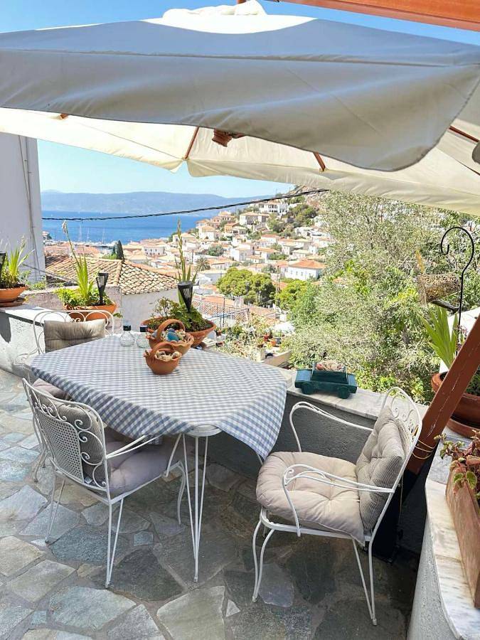 Apartament wakacyjny dla 2 osób, z ogród i widok w Hydra