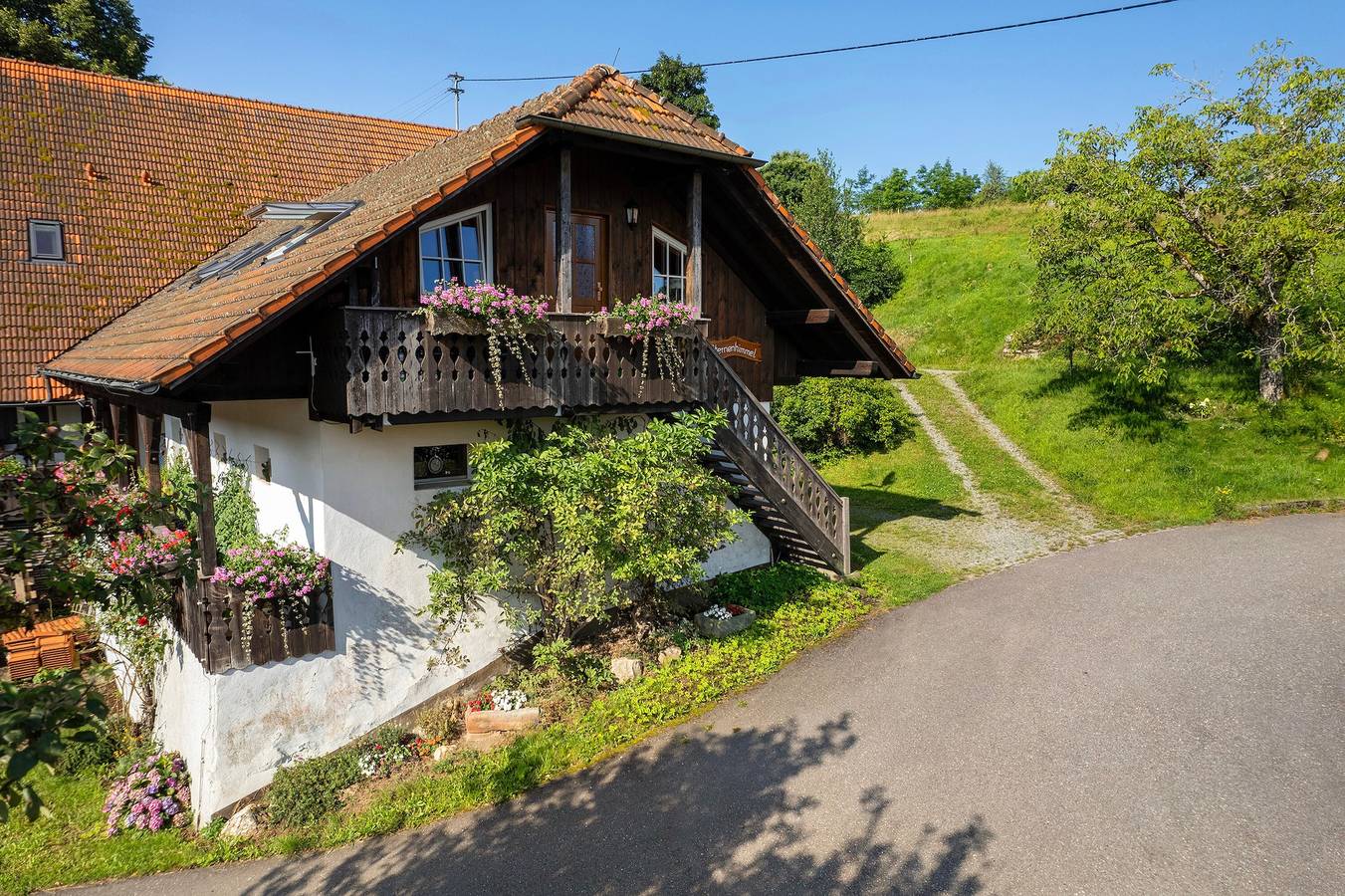 Ferienhaus 'Ferienhaus Speicher' mit Bergblick, privater Terrasse und Wlan in Zell am Harmersbach, Mittlerer Schwarzwald