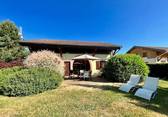 Maison de vacances pour 9 personnes, avec jardin ainsi que terrasse et vue