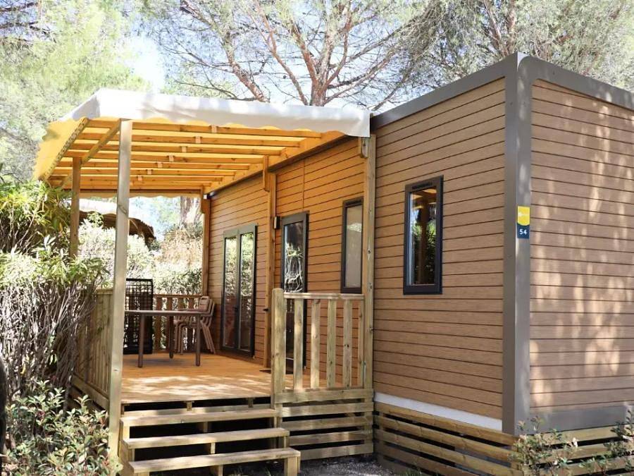 Camping maeva Escapades Le Hameau des Pins - Mobilhome 6 personas - Mobile-Home Riviera 4 Habitaciones 6 Personas Aire Acondicionado in La Moutone, La Crau