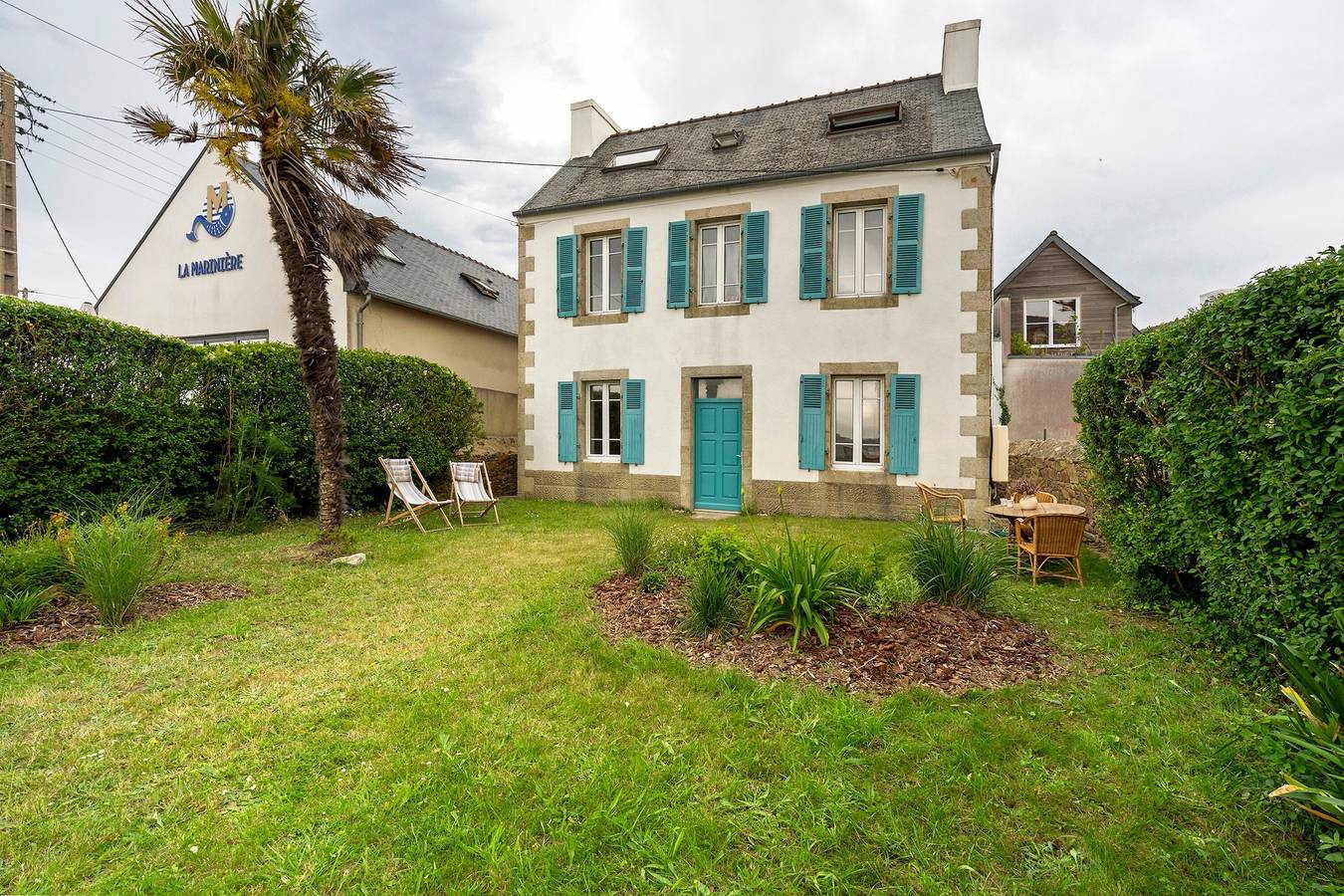 Casa de pescadores frente al mar con vistas y acceso directo a la playa – Carantec, Bahía de Morlaix in Carantec, Ceinture Dorée