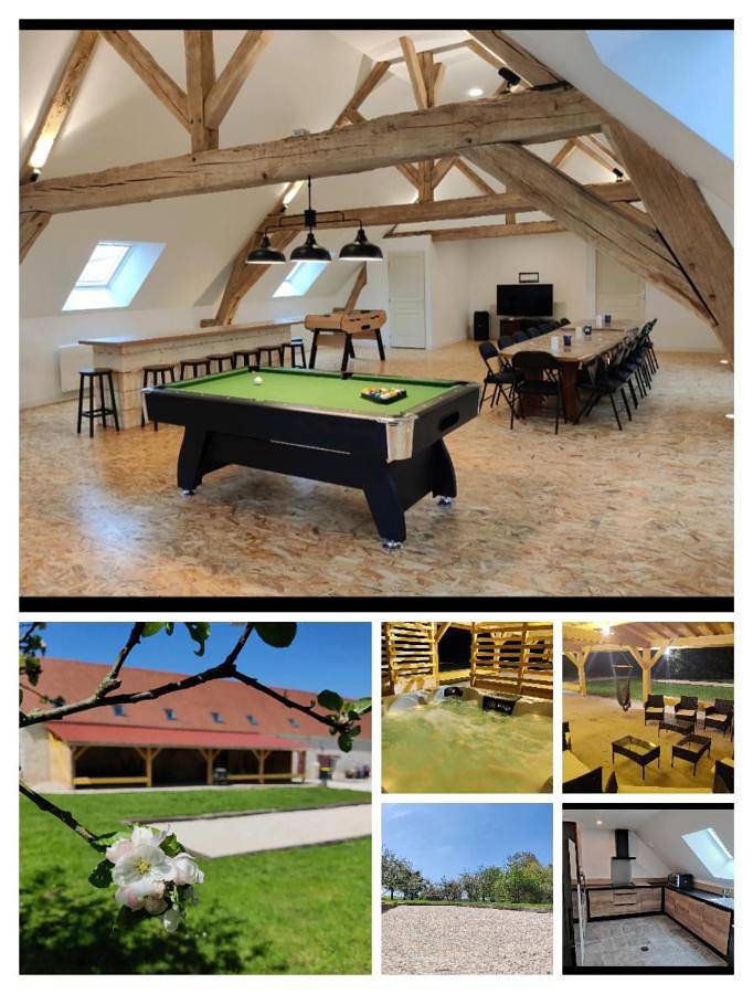 Maison de vacances pour 15 personnes, avec piscine ainsi que jardin et vue