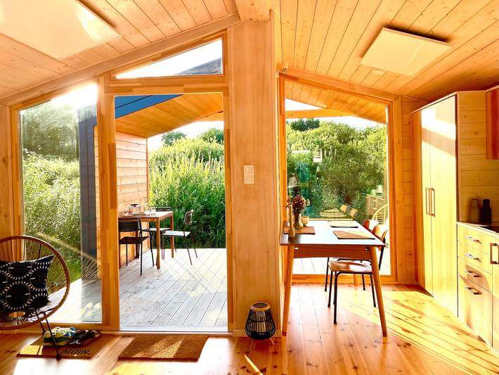 Ferienhaus für 3 Personen, mit Ausblick und Garten - 1