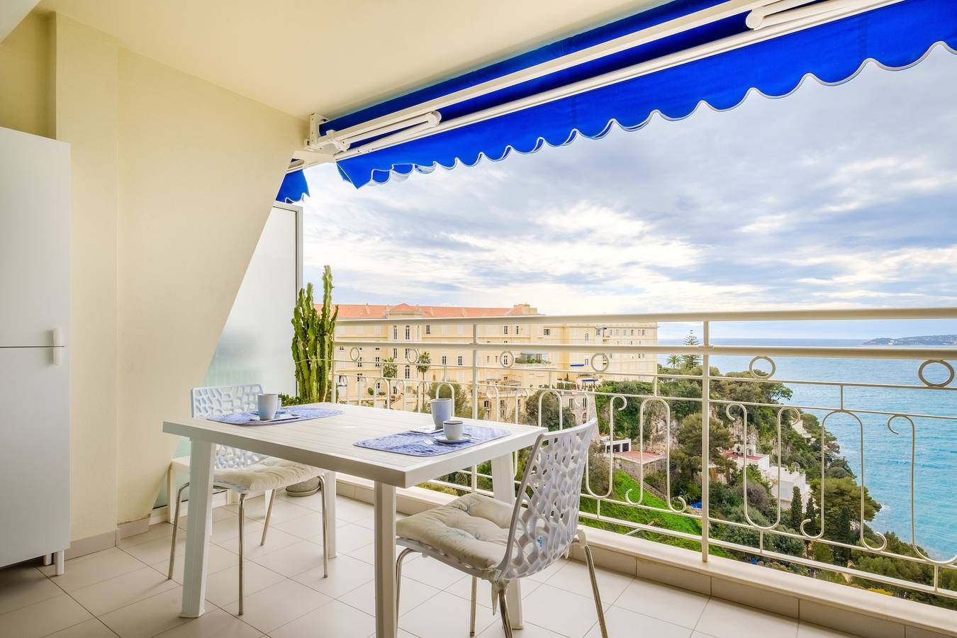 Apartamento entero, Apartamento 'Best View Of Cote Dazur' con vistas al mar, Wi-Fi y aire acondicionado in Cap-d'Ail, Costa mediterránea (Francia)