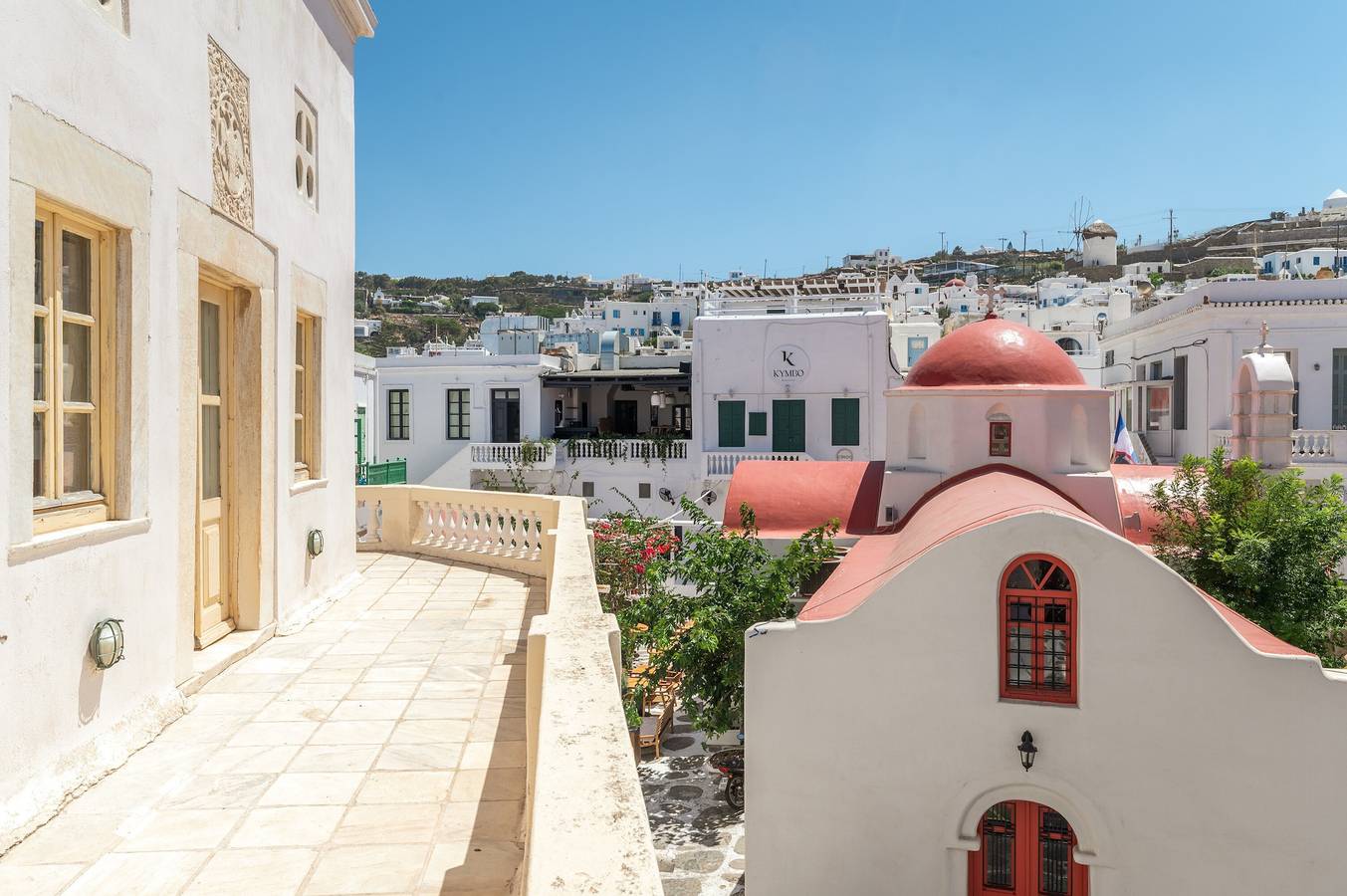 Holiday Home 'Cambanis Residence Mykonos Town' with Sea View, Wi-Fi and Air Conditioning in Mykonos