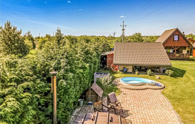 Ferienhaus für 5 Personen mit Terrasse in Kołczewo, Stettiner Haff