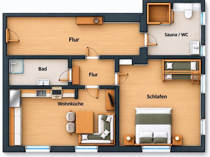 Apartment Auersberg in Oberwiesenthal, Chemnitz (region)