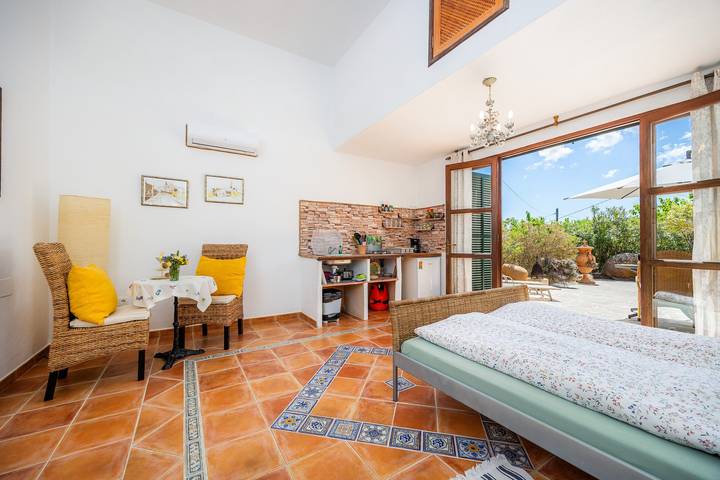 Villa for 2 personer med have in Manacor, Øst Mallorca