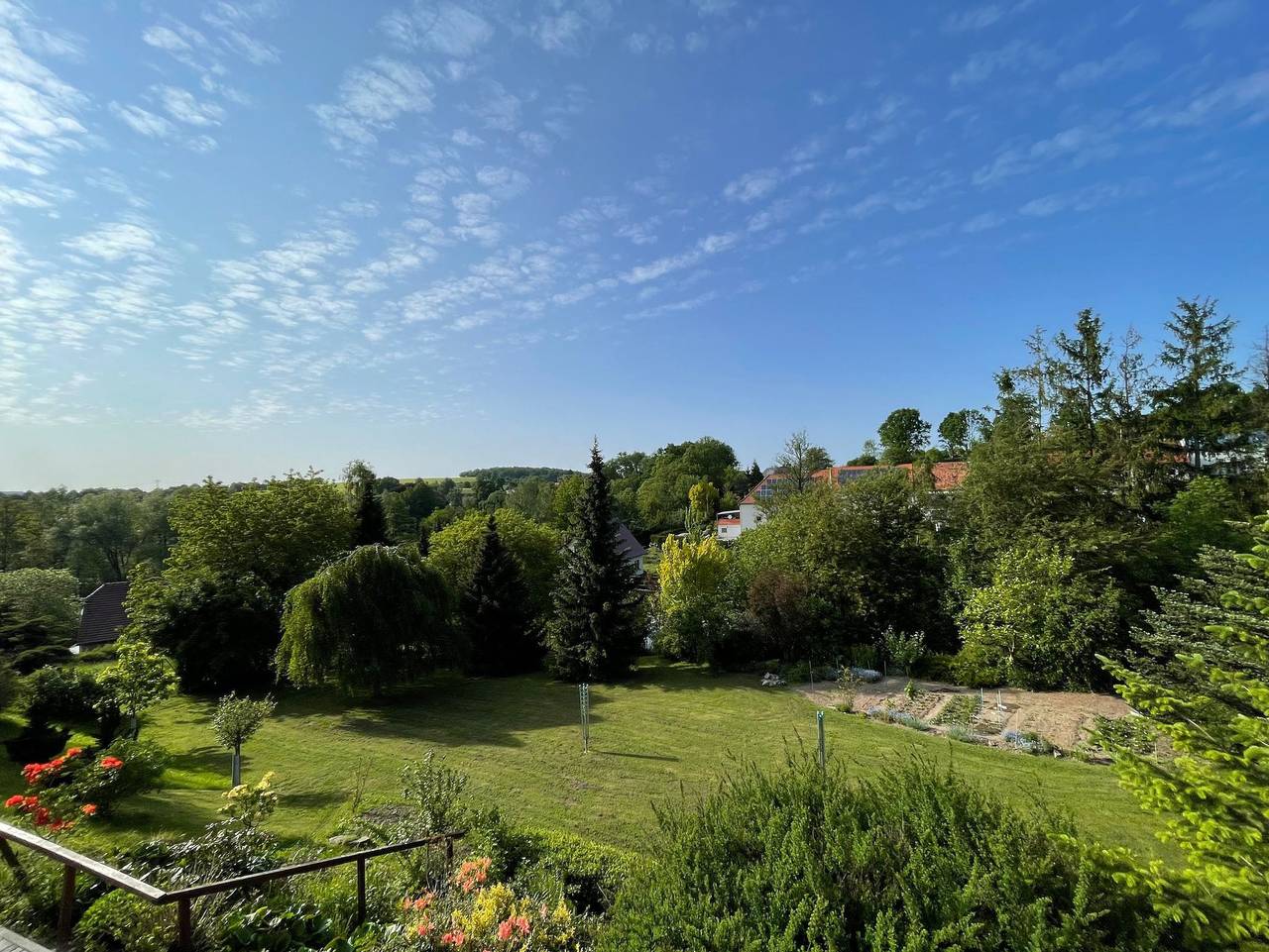 Ganze Ferienwohnung, Ferienwohnung Schöpstalblick (bei Görlitz) - Ferienwohnung 2 - mit Terrasse im Hof in Schöpstal, Oberlausitz-Niederschlesien