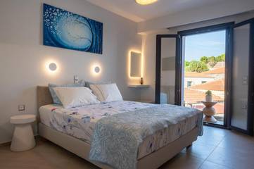 Gîte pour 3 personnes, avec vue et terrasse dans Σκάλα Ερεσού