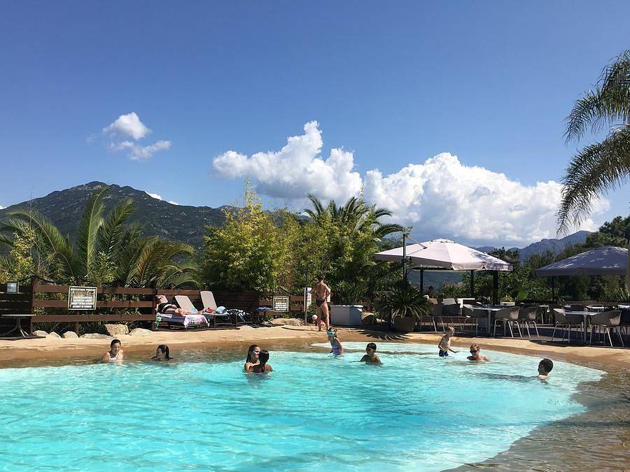 Camping maeva Escapades Le Colomba - Mobilhome 4 personas - Key West Sea View 3 Habitaciones 4 Personas Aire Acondicionado + Tv + Jacuzzi 2sdb in Olmeto, Distrito de Sartène