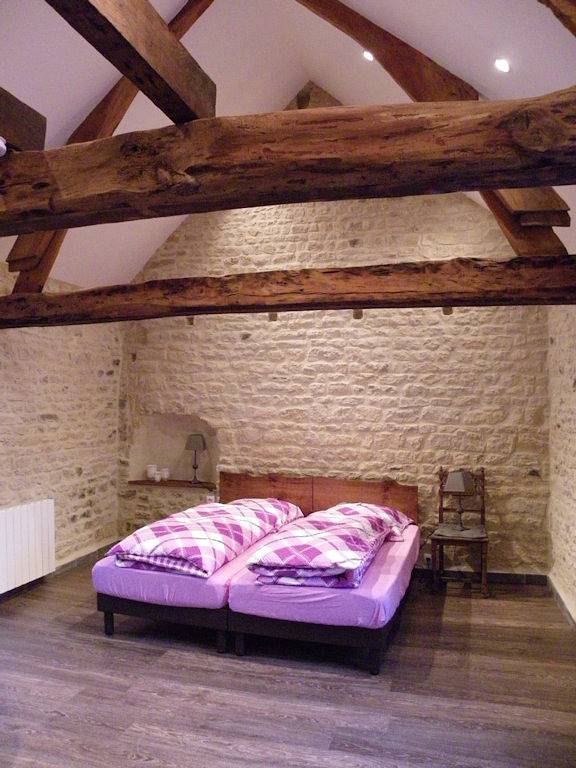 Cm Les Vignets, chambres et tables d'hôtes - Chambre 2 familiale, salle de bain privée in Saint-Exupère-en-Bessin, Région de Bayeux